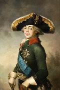 Vladimir Lukich Borovikovsky Portrait of Paul I, Emperor of Russia USA oil painting artist